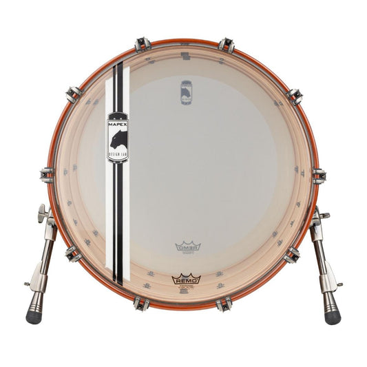 Mapex Black Panther Design Lab Versatus Bass Drum 22x16 Peach Burl Burst-1