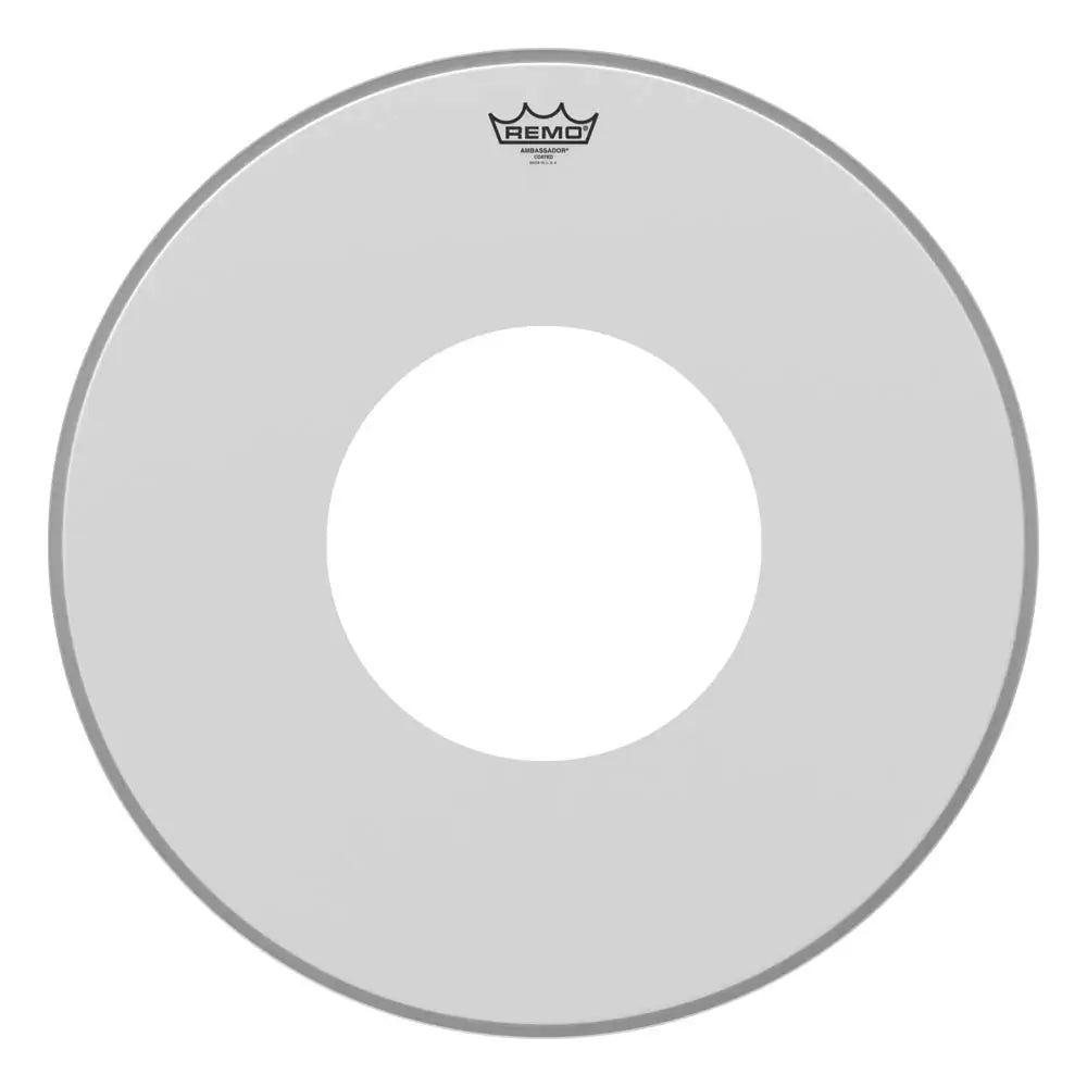 Remo Ambassador Coated Bass Drumhead 22" w/10" Center Hole - Drum Center Of Portsmouth