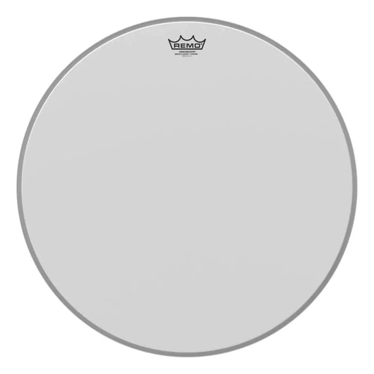 Remo Ambassador Coated Smooth White Bass Drumhead 24" - Drum Center Of Portsmouth