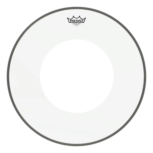 Remo Ambassador Clear Bass Drumhead 20" w/10" Center Hole - Drum Center Of Portsmouth