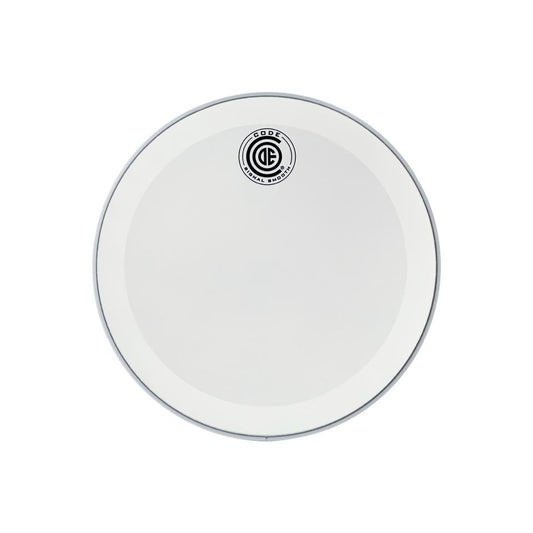 Code Signal Bass Drum Head 24" Smooth White