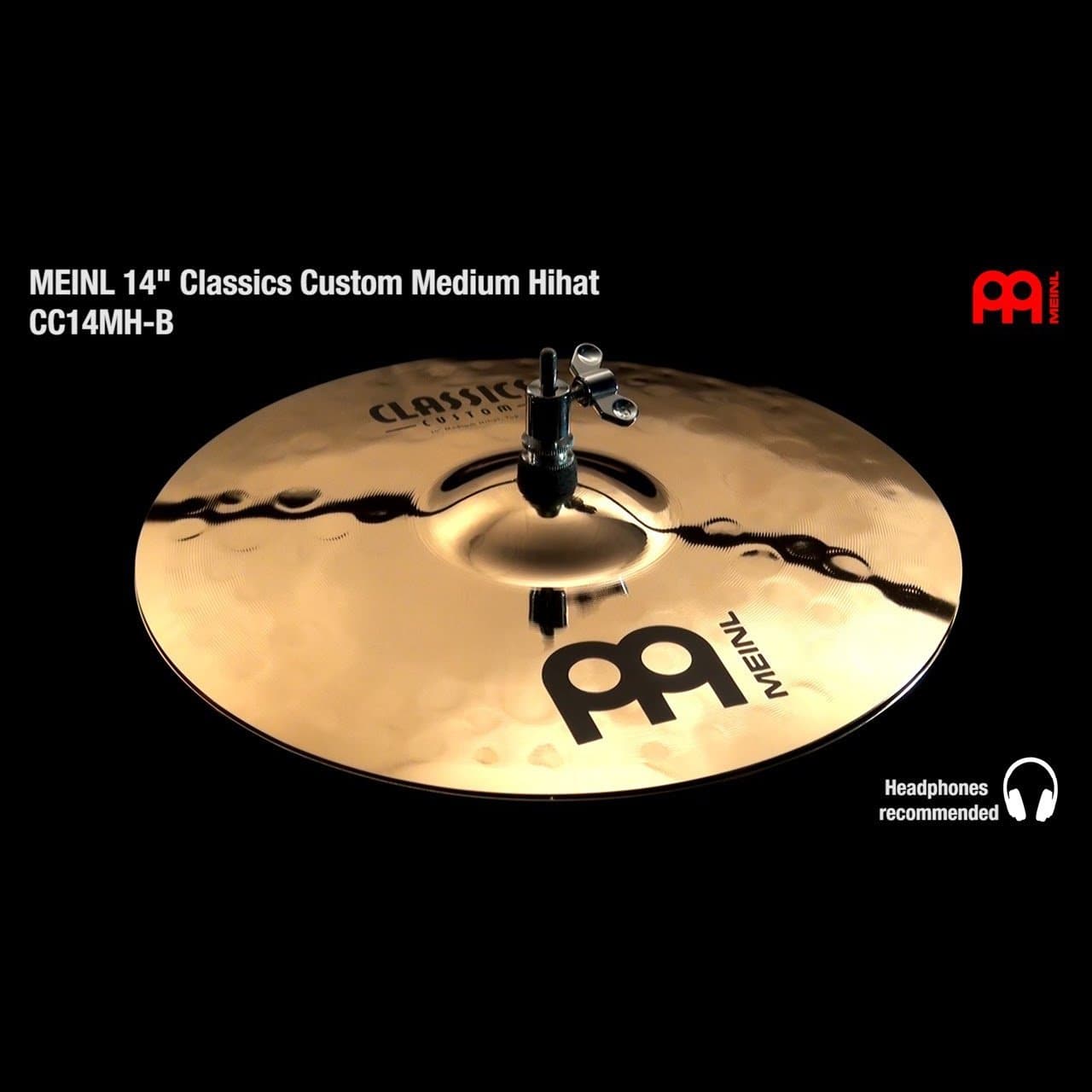 Meinl Classics Custom Medium Hi Hat Cymbals 14