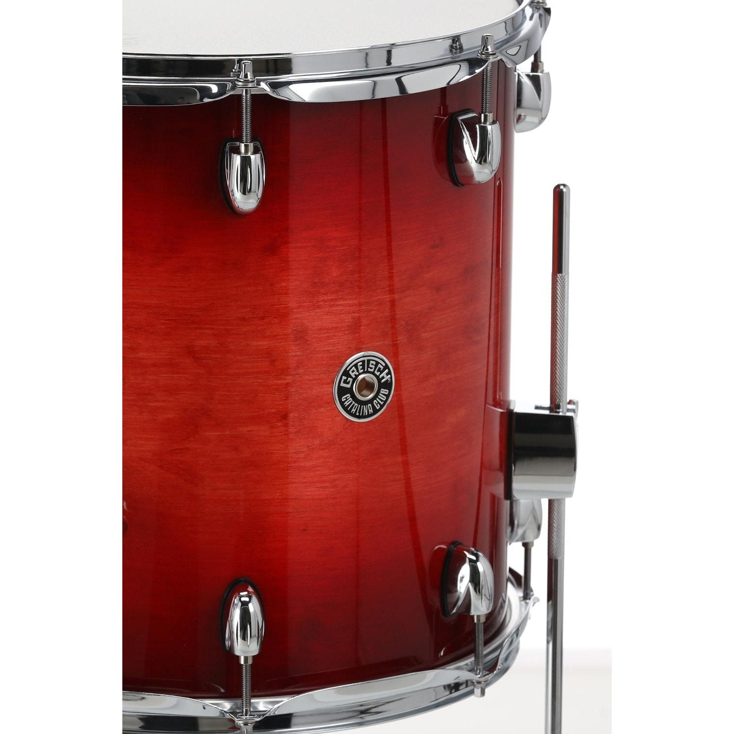 Gretsch Catalina Club CC2 Floor Tom 14x14 Gloss Crimson Burst - Drum Center Of Portsmouth