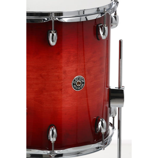 Gretsch Catalina Club CC2 Floor Tom 14x14 Gloss Crimson Burst - Drum Center Of Portsmouth