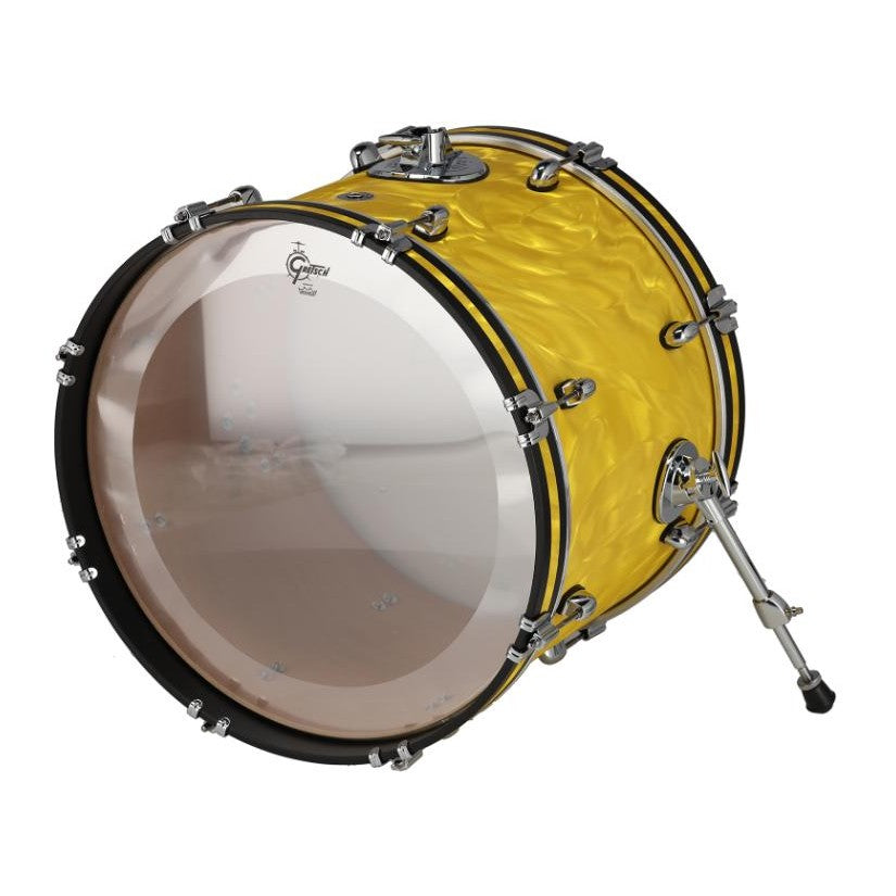 Gretsch Catalina Club CC2 Bass Drum 20x14 Yellow Satin Flame - Drum Center Of Portsmouth
