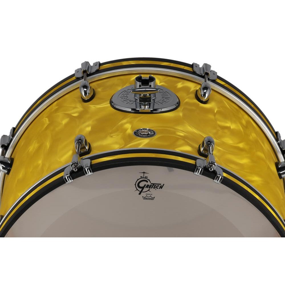 Gretsch Catalina Club CC2 Bass Drum 20x14 Yellow Satin Flame - Drum Center Of Portsmouth