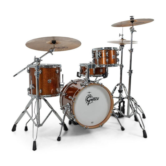 Gretsch Catalina Club CC2 Micro 4pc Drum Set 16/10/13/13 Bronze Sparkle