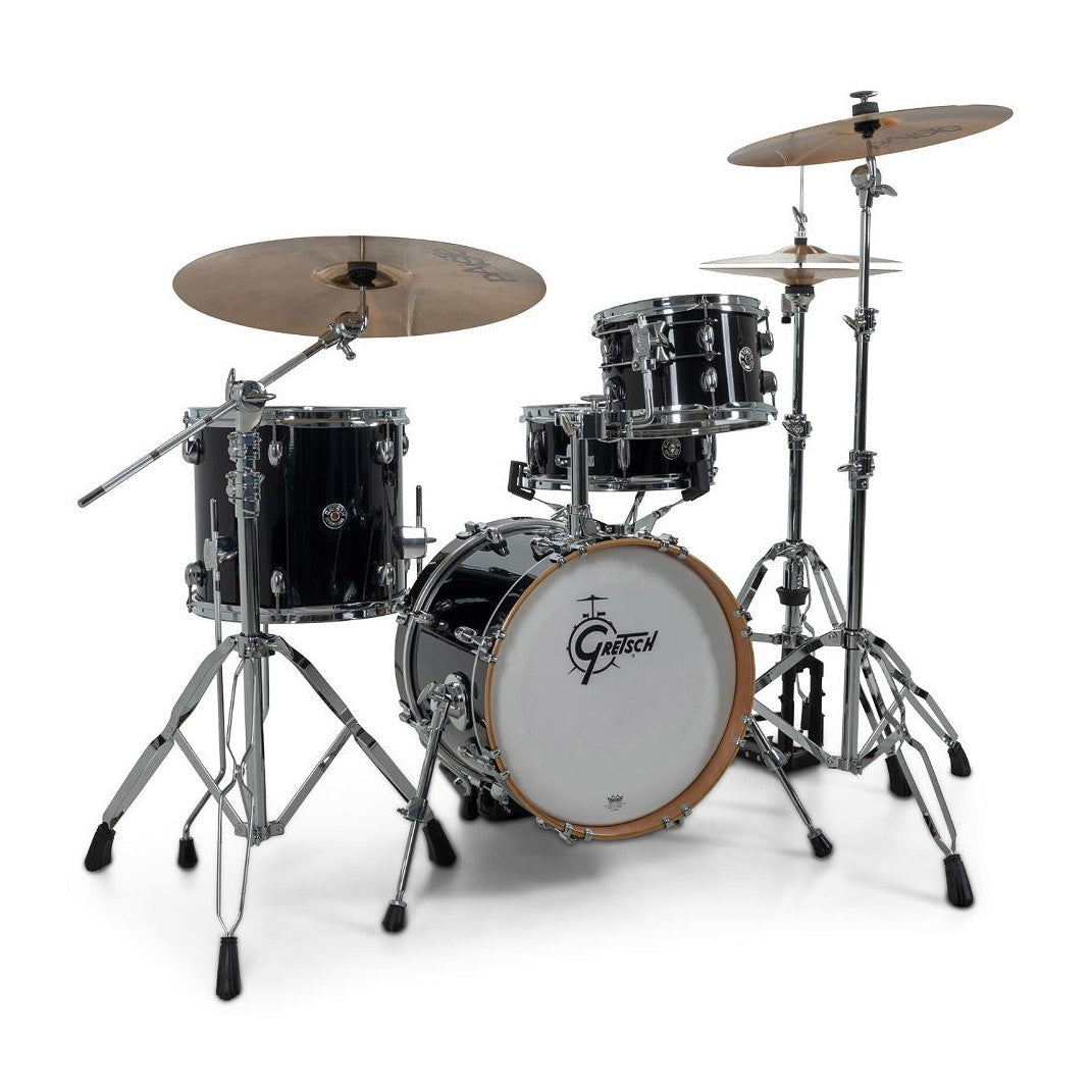 Gretsch Catalina Club CC2 Micro 4pc Drum Set 16/10/13/13 Piano Black