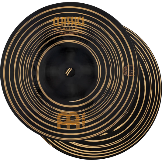 Meinl Classics Custom Dark Micro Stack Hi Hat Cymbals 8" - Drum Center Of Portsmouth