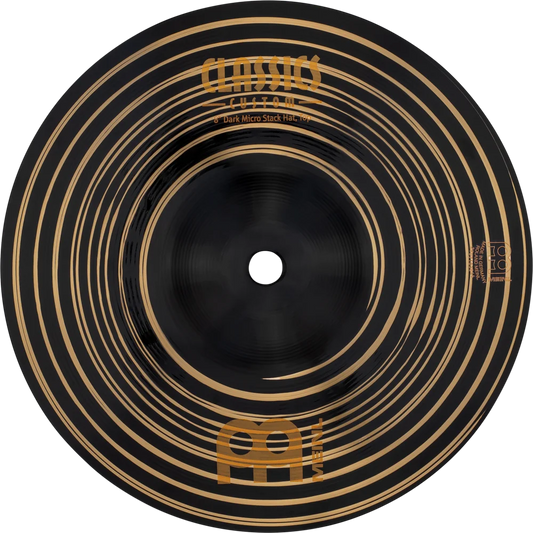 Meinl Classics Custom Dark Micro Stack Hi Hat Cymbals 8" - Drum Center Of Portsmouth