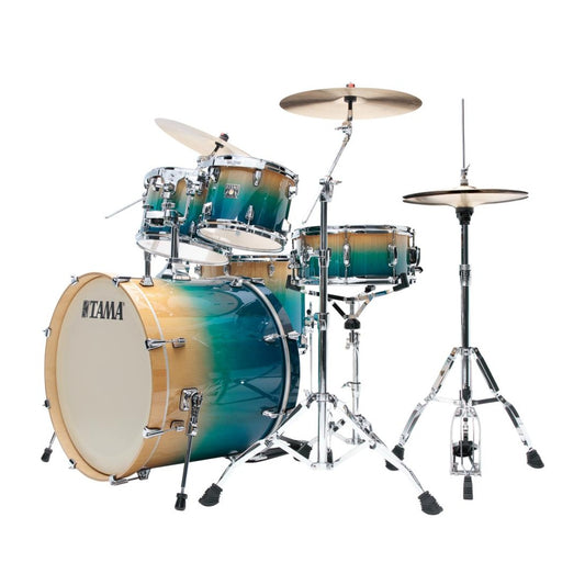 Tama Superstar Classic 5pc Drum Set w/22BD Sapphire Fade Lacebark Pine