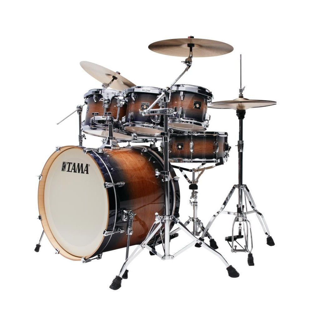 Tama Superstar Classic Maple 7pc Drum Set Indigo Bintangor Burst - Drum Center Of Portsmouth