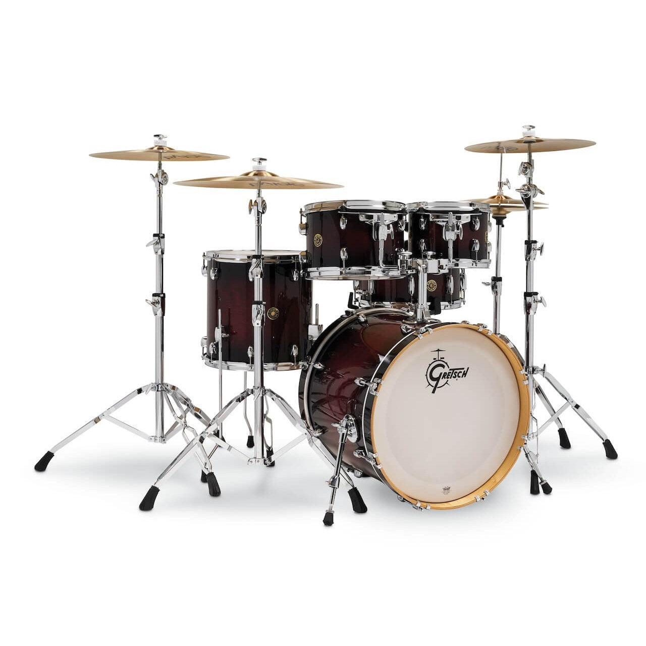 Gretsch Catalina Maple 5pc Groove Drum Set Deep Cherry Burst - Drum Center Of Portsmouth