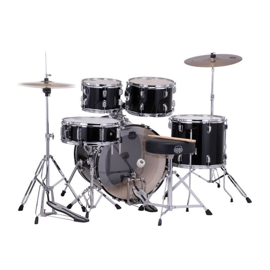 Mapex Comet 5pc Complete Drum Set w/22BD Dark Black w/Hw & Cymbals - Drum Center Of Portsmouth