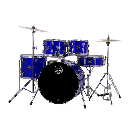 Mapex Comet 5pc Complete Drum Set Indigo Blue 20/10/12/14/14 - Drum Center Of Portsmouth