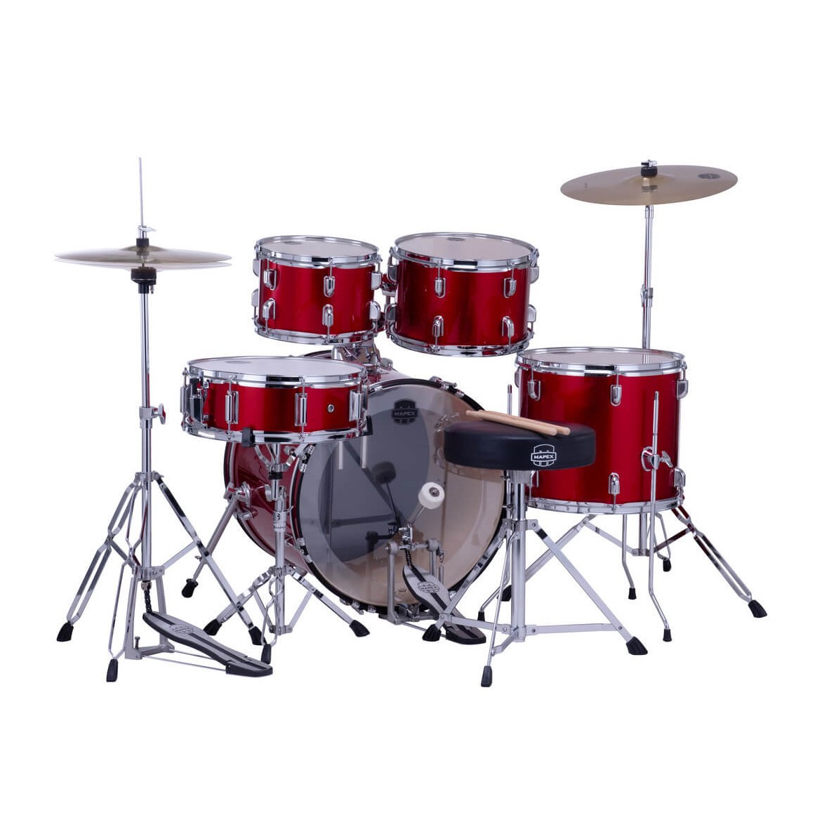 Mapex Comet 5pc Compete Drum Set Infra Red 20/10/12/14/14 - Drum Center Of Portsmouth