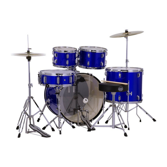 Mapex Comet 5pc Complete Drum Set Indigo Blue 22/10/12/16/14 - Drum Center Of Portsmouth