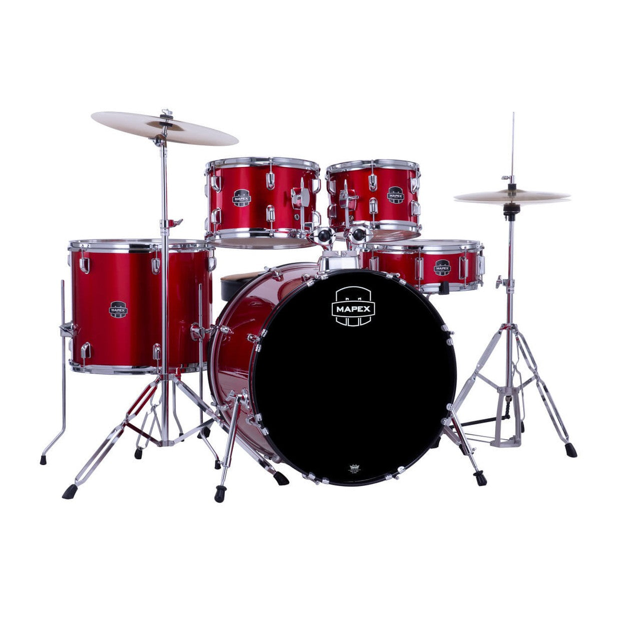 Mapex Comet 5pc Complete Drum Set Infra Red 22/10/12/16/14 - Drum Center Of Portsmouth