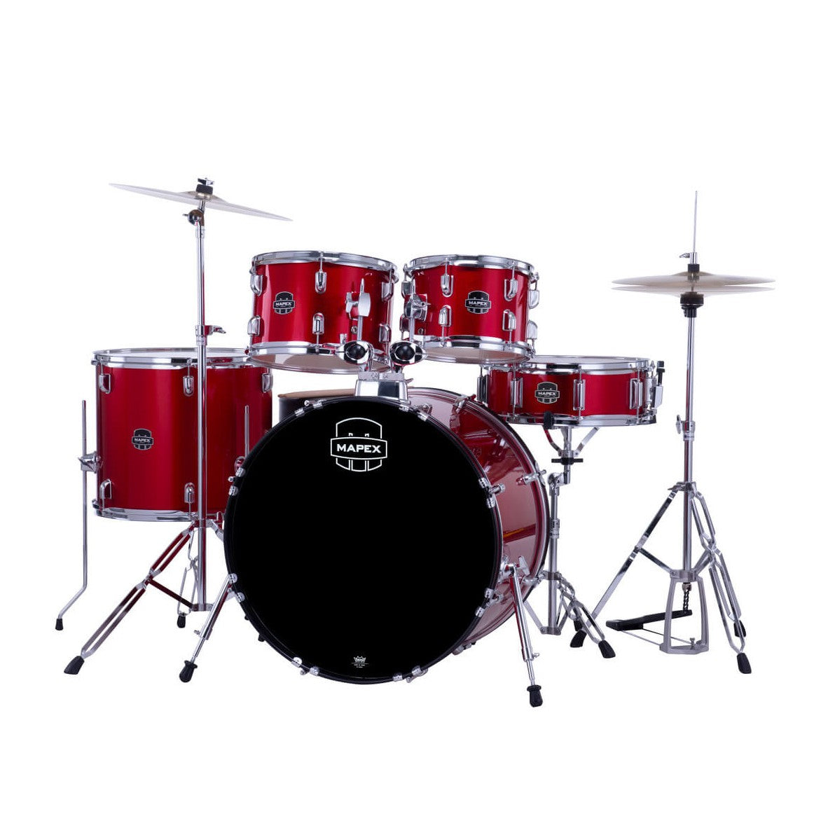 Mapex Comet 5pc Complete Drum Set Infra Red 22/10/12/16/14 - Drum Center Of Portsmouth