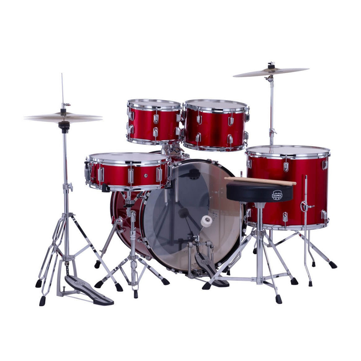 Mapex Comet 5pc Complete Drum Set Infra Red 22/10/12/16/14 - Drum Center Of Portsmouth
