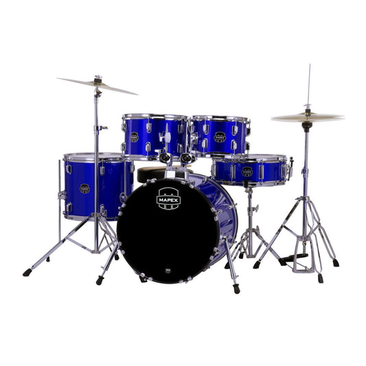 Mapex Comet 5pc Complete Drum Set Indigo Blue 18/10/12/14/14 - Drum Center Of Portsmouth