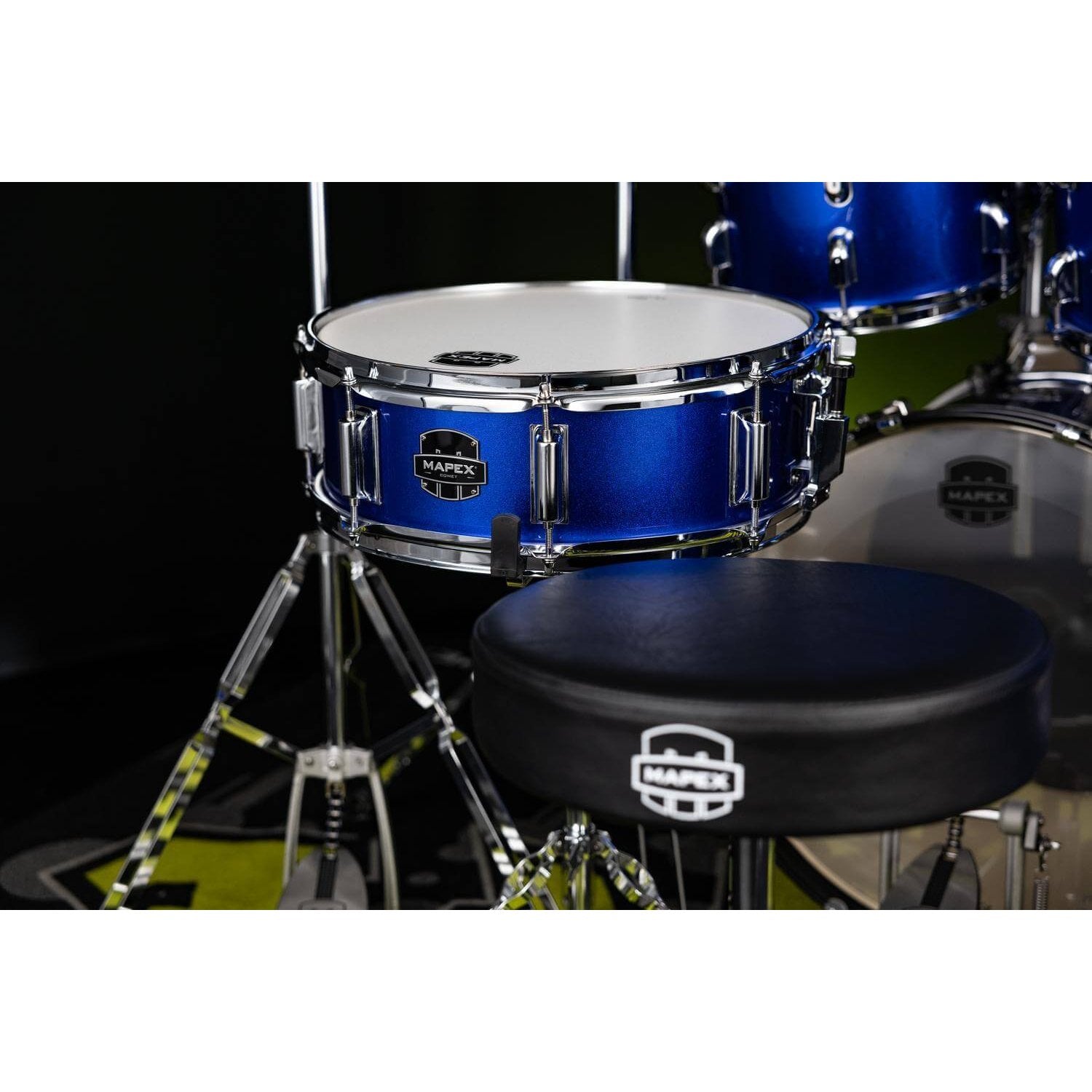Mapex Comet 5pc Complete Drum Set Indigo Blue 18/10/12/14/14 - Drum Center Of Portsmouth