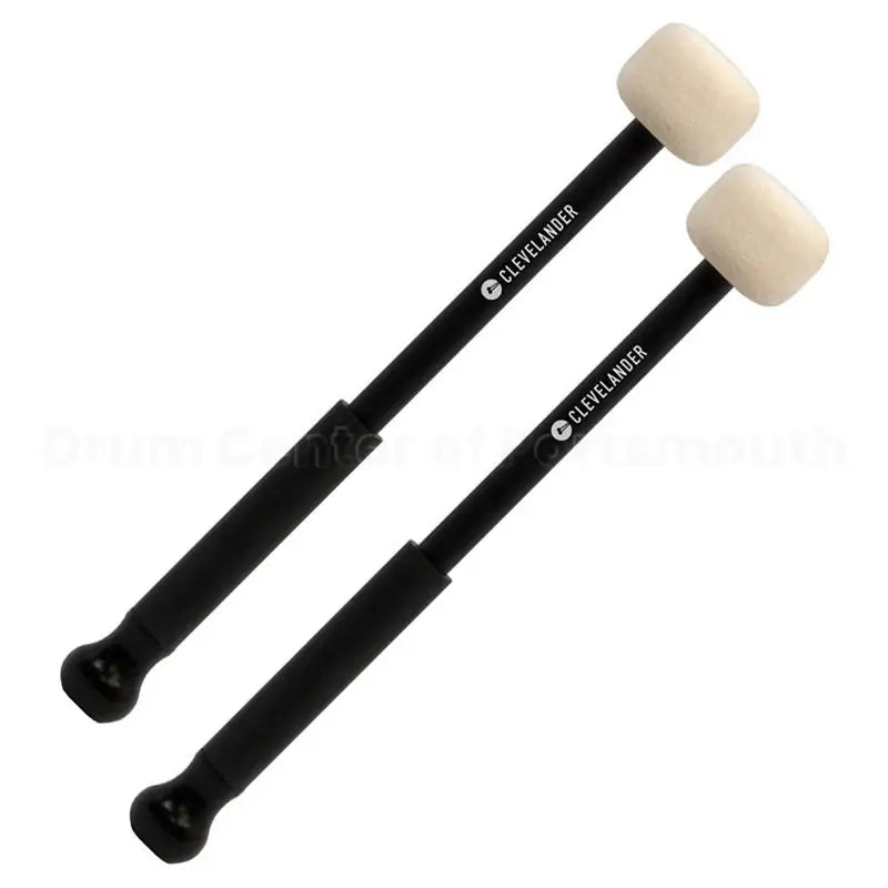 Marching Bass Drum Mallets, Aluminum, Medium