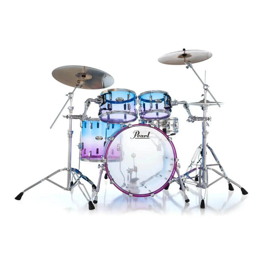 Pearl Crystal Beat Limited Edition 4pc Acrylic Drum Set Cotton Candy Fade - Drum Center Of Portsmouth