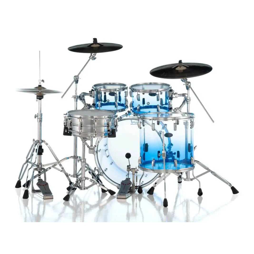 Pearl Crystal Beat Limited Edition 4pc Acrylic Drum Set Glacier Fade - Drum Center Of Portsmouth