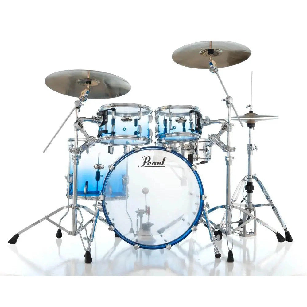 Pearl Crystal Beat Limited Edition 4pc Acrylic Drum Set Glacier Fade - Drum Center Of Portsmouth