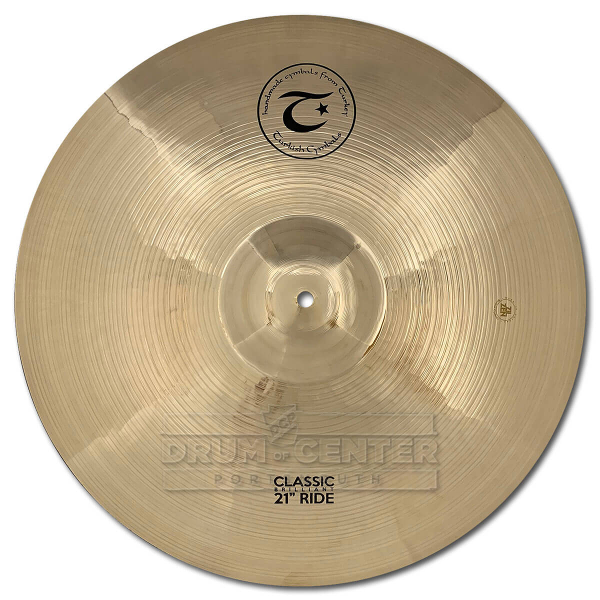 Turkish Classic Brilliant Ride Cymbal 21" - Drum Center Of Portsmouth