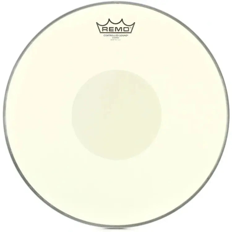 Remo Coated Controlled Sound 14" Drum Head : Clear Dot On Top - Drum Center Of Portsmouth