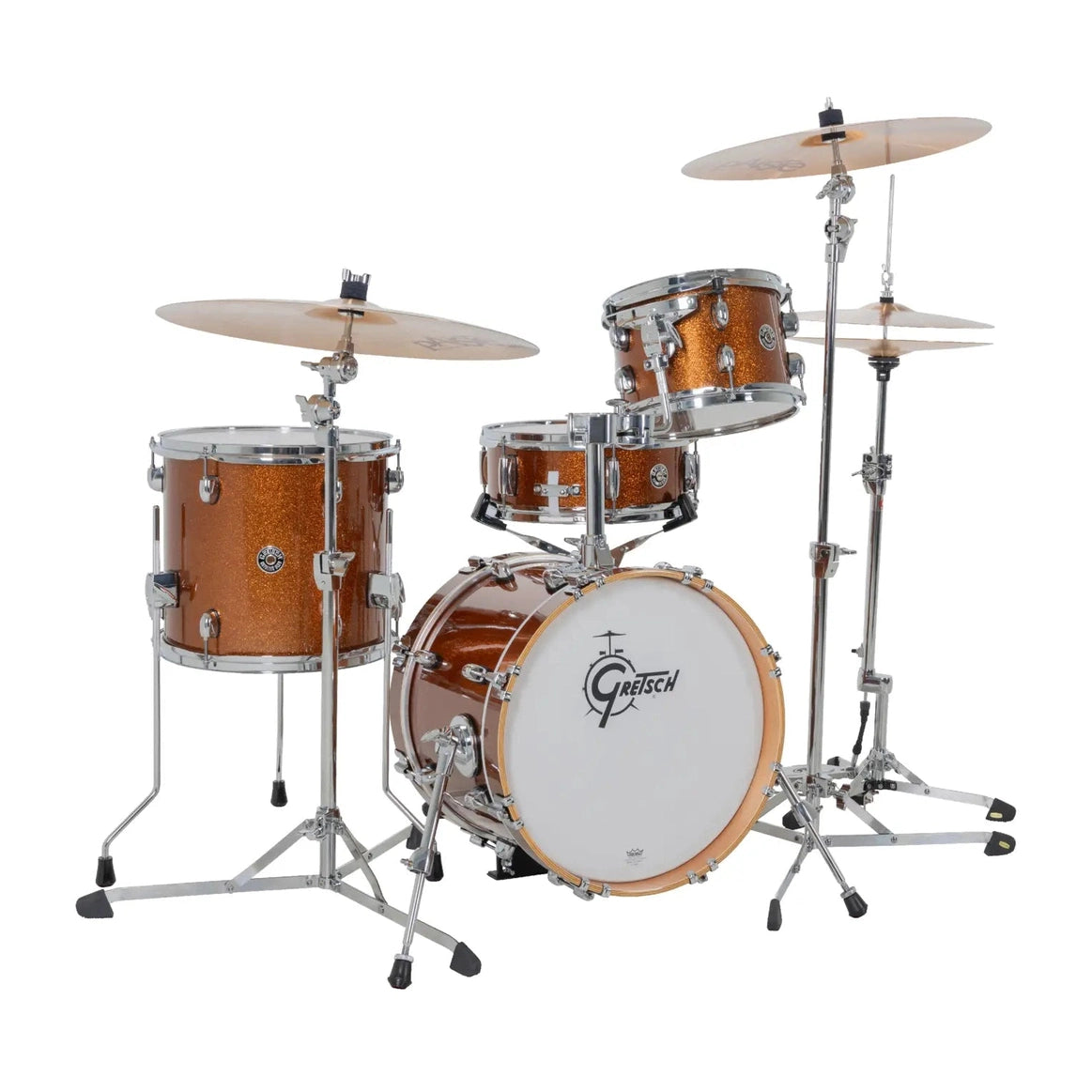 Gretsch Catalina Club Micro 4pc Drum Set Bronze Sparkle - Drum Center Of Portsmouth