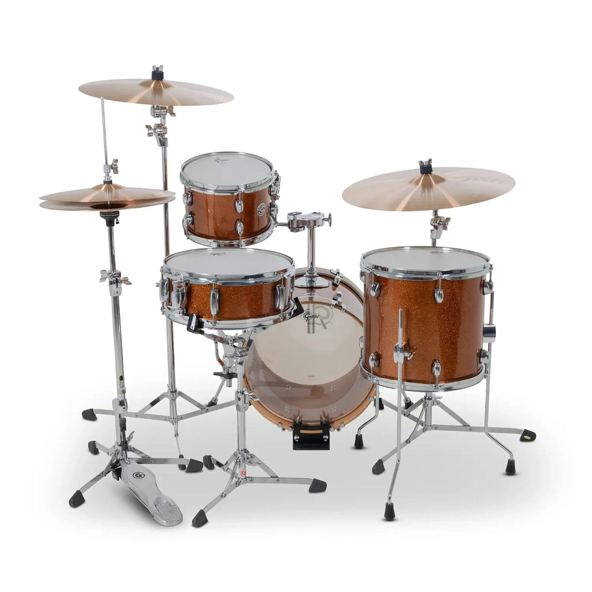 Gretsch Catalina Club Micro 4pc Drum Set Bronze Sparkle - Drum Center Of Portsmouth