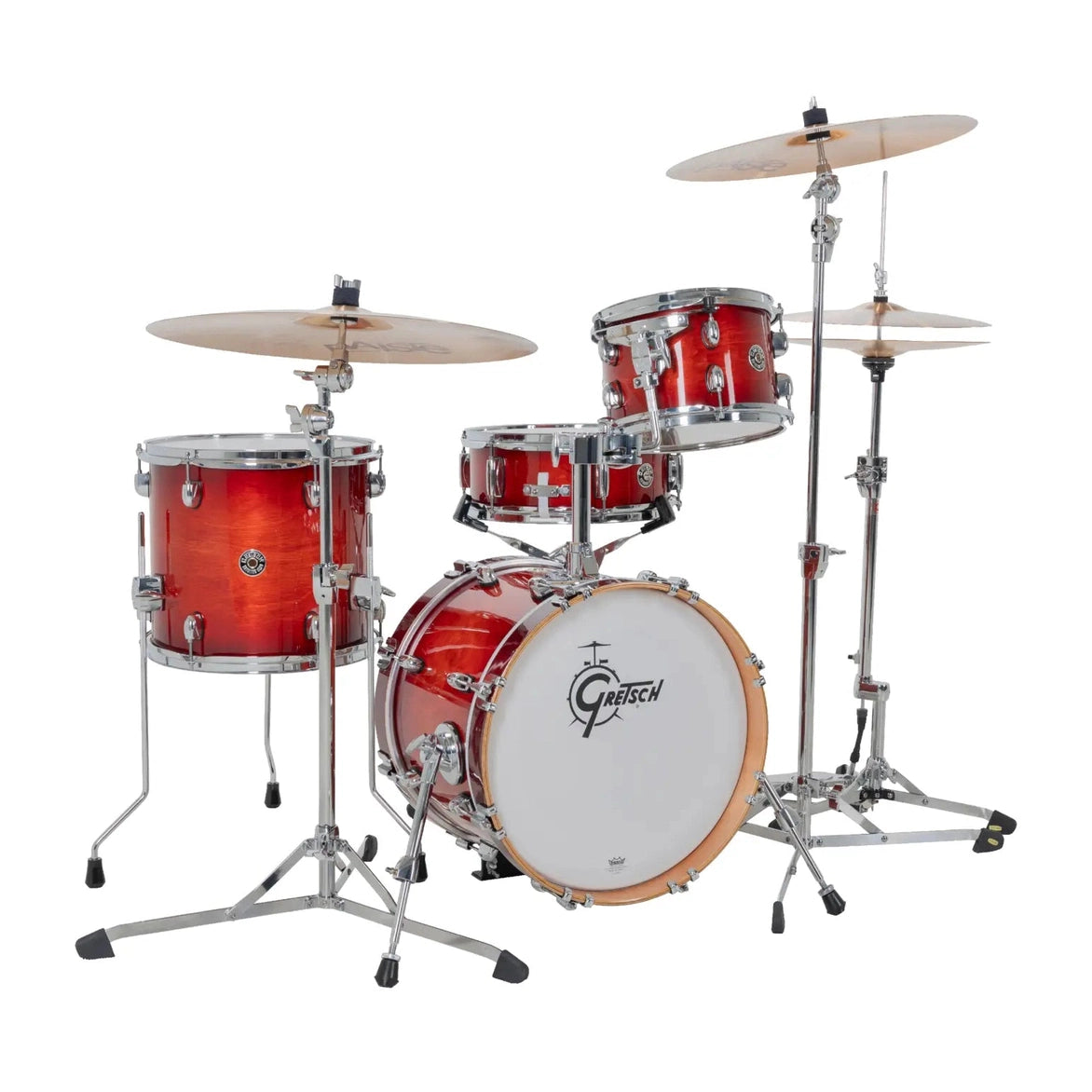 Gretsch Catalina Club Micro 4pc Drum Set Gloss Crimson Burst - Drum Center Of Portsmouth