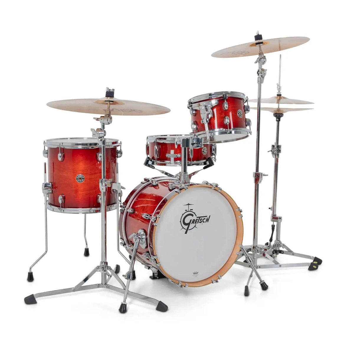 Gretsch Catalina Club Micro 4pc Drum Set Gloss Crimson Burst - Drum Center Of Portsmouth