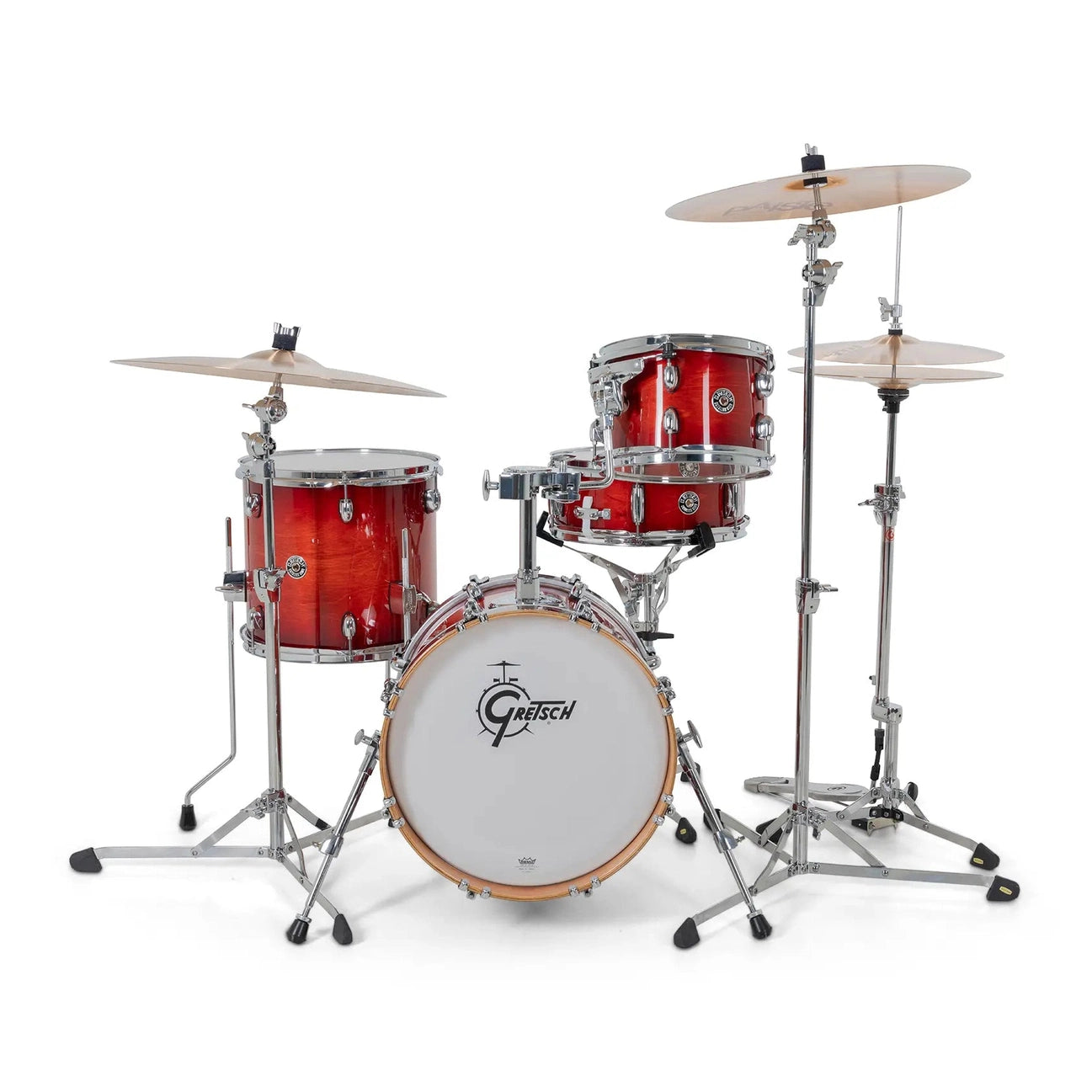 Gretsch Catalina Club Micro 4pc Drum Set Gloss Crimson Burst - Drum Center Of Portsmouth