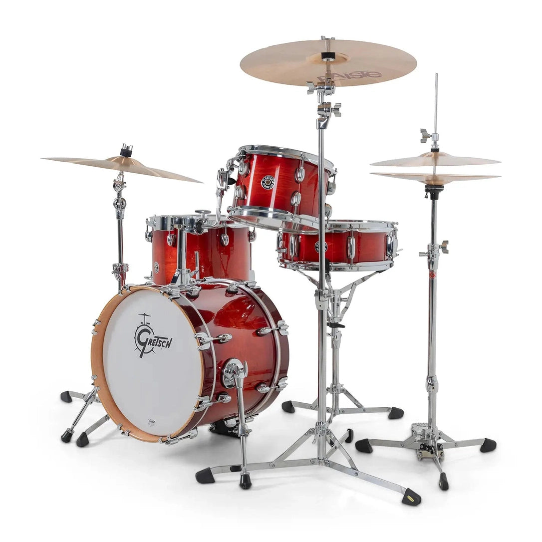 Gretsch Catalina Club Micro 4pc Drum Set Gloss Crimson Burst - Drum Center Of Portsmouth