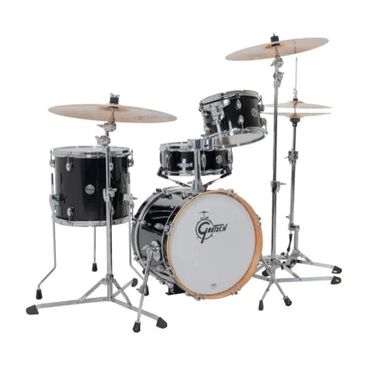 Gretsch Catalina Club Micro 4pc Drum Set Piano Black - Drum Center Of Portsmouth