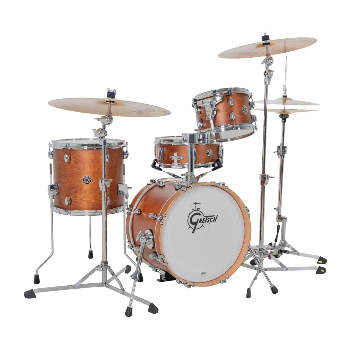 Gretsch Catalina Club Micro 4pc Drum Set Satin Walnut Glaze - Drum Center Of Portsmouth