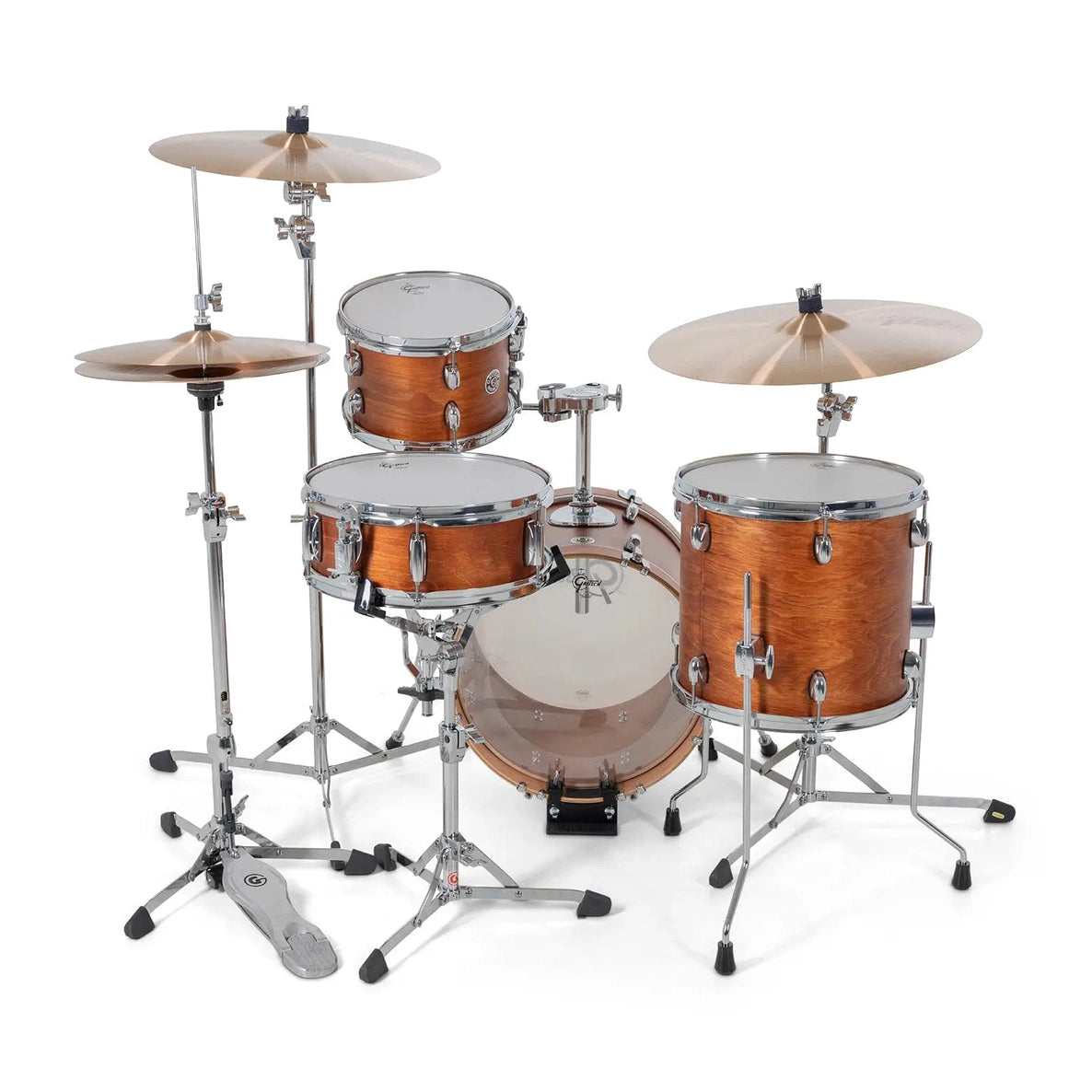 Gretsch Catalina Club Micro 4pc Drum Set Satin Walnut Glaze - Drum Center Of Portsmouth
