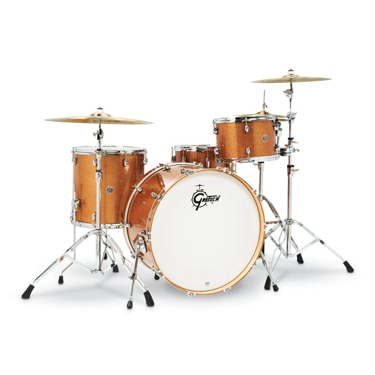 Gretsch Catalina Club 4pc Drum Set 22/12/16/14 Bronze Sparkle - Drum Center Of Portsmouth