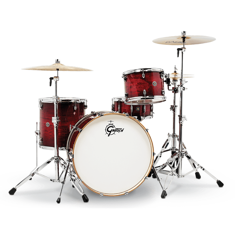 Gretsch Catalina Club 4pc Drum Set 22/12/16/14 Gloss Crimson Burst - Drum Center Of Portsmouth