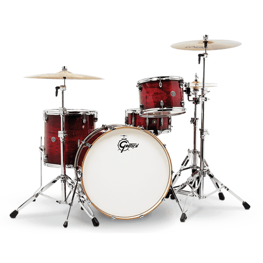 Gretsch Catalina Club 4pc Drum Set 22/12/16/14 Gloss Crimson Burst - Drum Center Of Portsmouth
