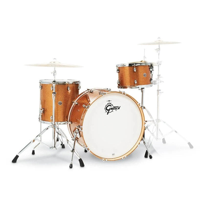 Gretsch Catalina Club 3pc Drum Set 24/13/16 Bronze Sparkle - Drum Center Of Portsmouth