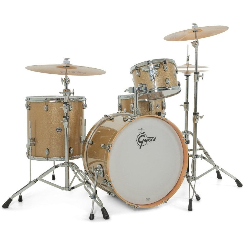 Gretsch Catalina Club 3pc Drum Set 24/13/16 Sahara Sparkle - Drum Center Of Portsmouth