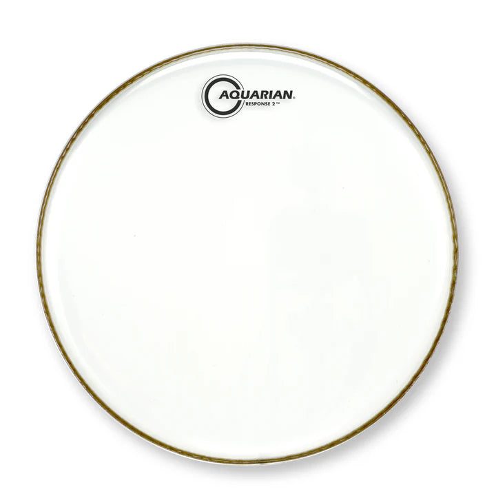 Aquarian Response 2 Clear Bass Drum Head - Drum Center Of Portsmouth