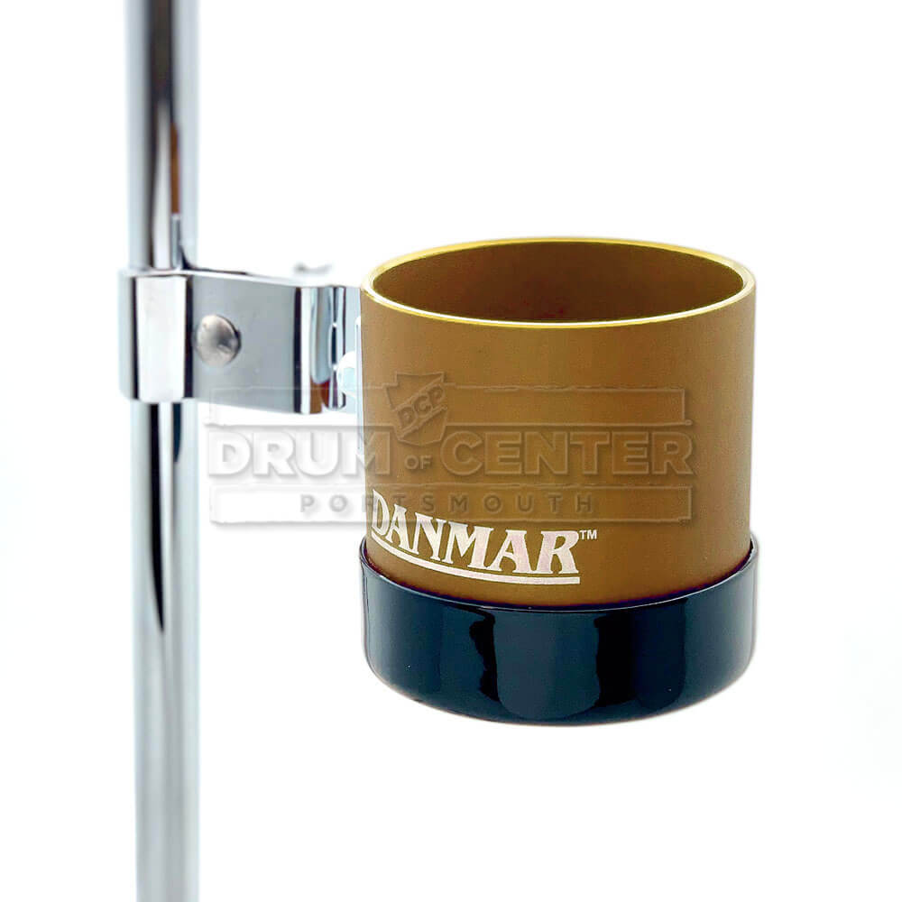 Danmar Clamp-On Cup Holder, Gold - Drum Center Of Portsmouth