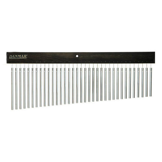 Danmar 35-Bar Windchimes, Chrome-Plated Aluminum Bars w/Oak Frame - Drum Center Of Portsmouth