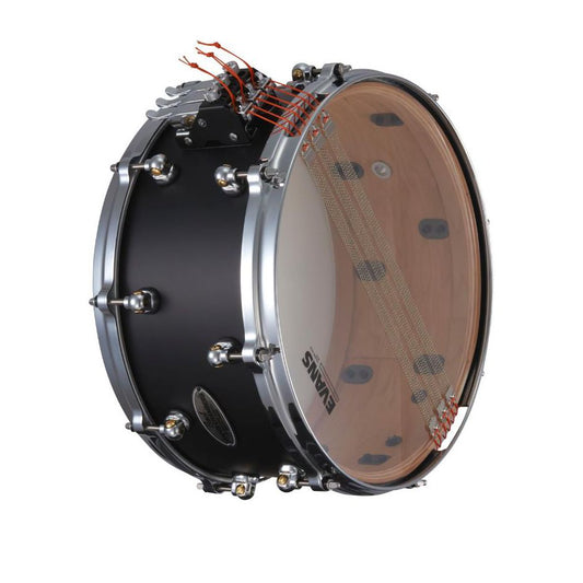 Pearl Dennis Chambers Maple Snare Drum 14x6.5 Matte Black - Drum Center Of Portsmouth